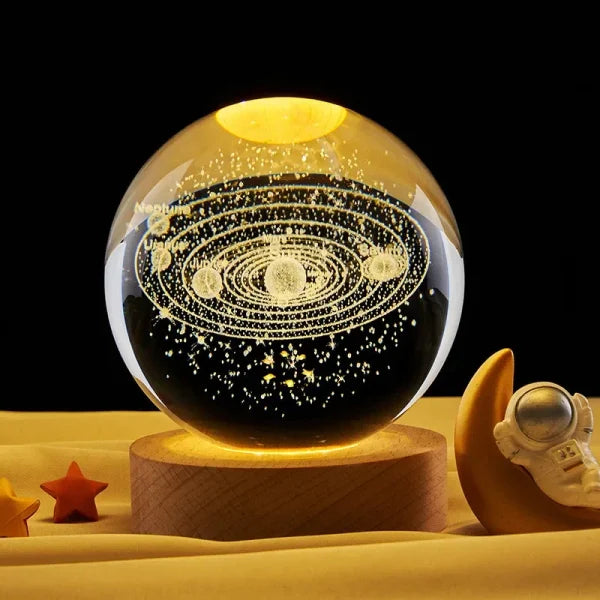 - Galaxy Crystal Ball Lamps -
