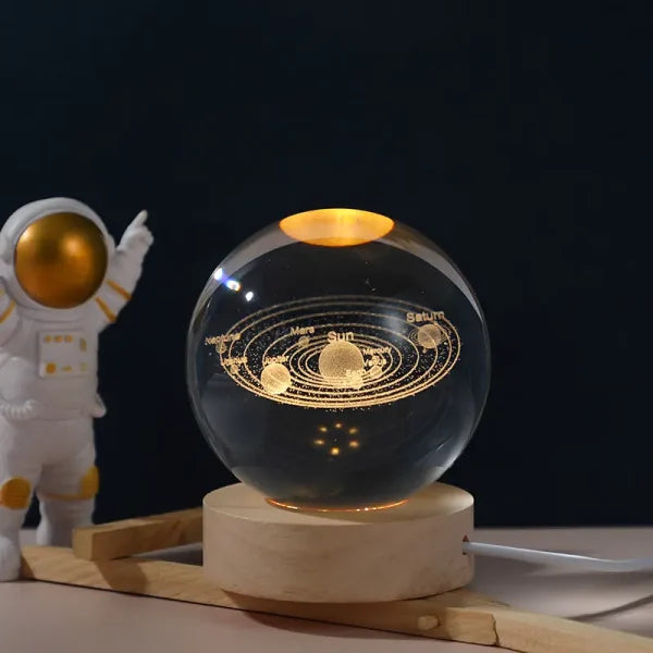- Galaxy Crystal Ball Lamps -