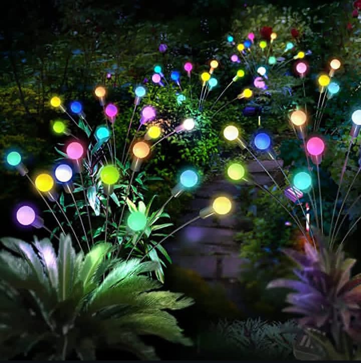 Solar Powered Firefly Light - Multi
