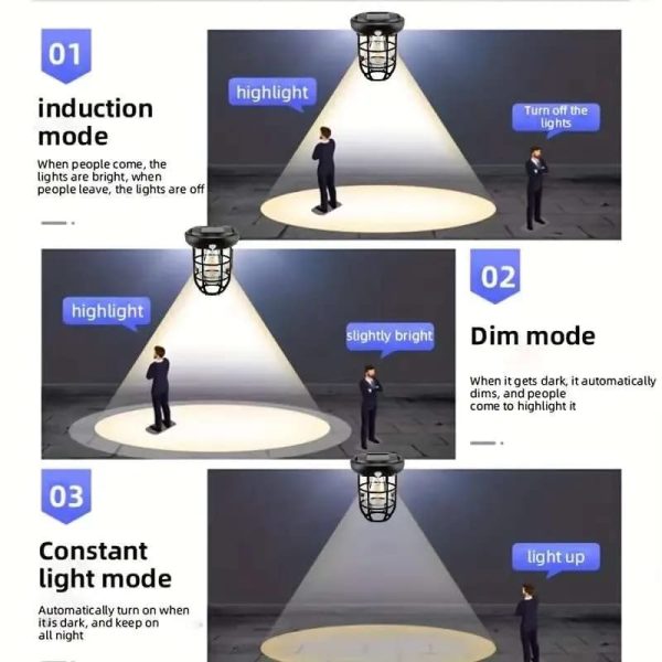 Solar Outdoor Lantern Lamp - Waterproof