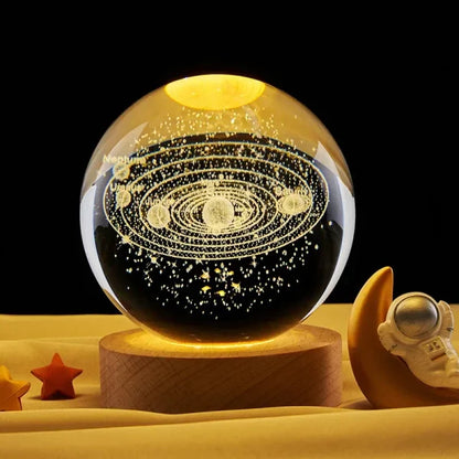 - Galaxy Crystal Ball Lamps -