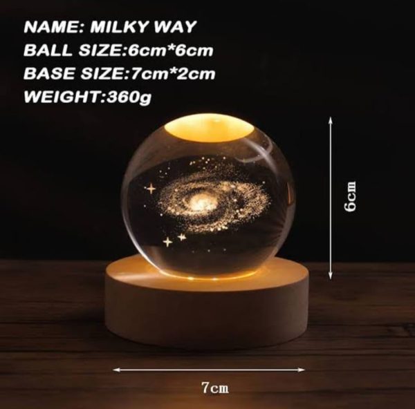 - Galaxy Crystal Ball Lamps -