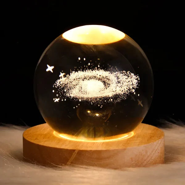 - Galaxy Crystal Ball Lamps -