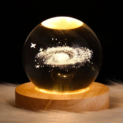 - Galaxy Crystal Ball Lamps -