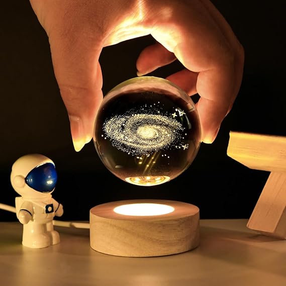 - Galaxy Crystal Ball Lamps -