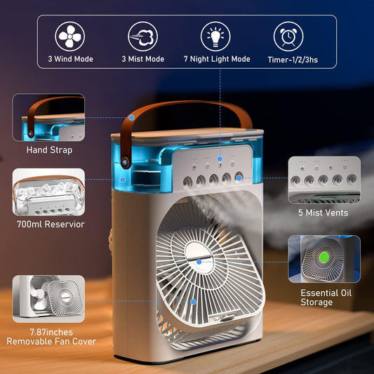 Portable Air Conditioner - With Led Night Light