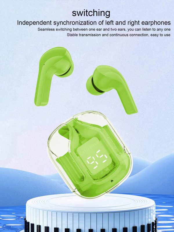 Air31 Earbuds Wireless - Crystal Transparent Body