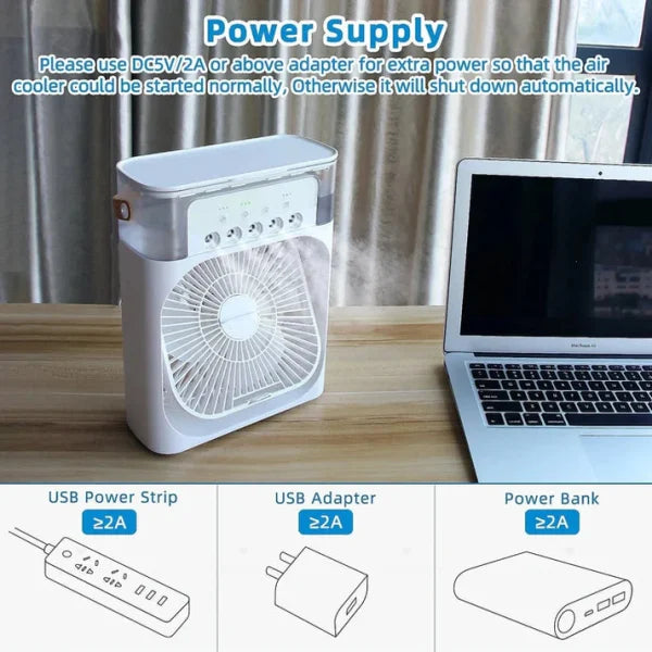 Portable Air Conditioner - With Led Night Light